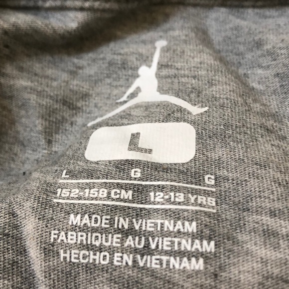Jordan Jumpman Gray Elephant Short Sleeve Tee - Picture 3 of 5